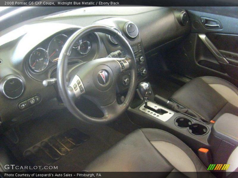 Midnight Blue Metallic / Ebony Black 2008 Pontiac G6 GXP Coupe