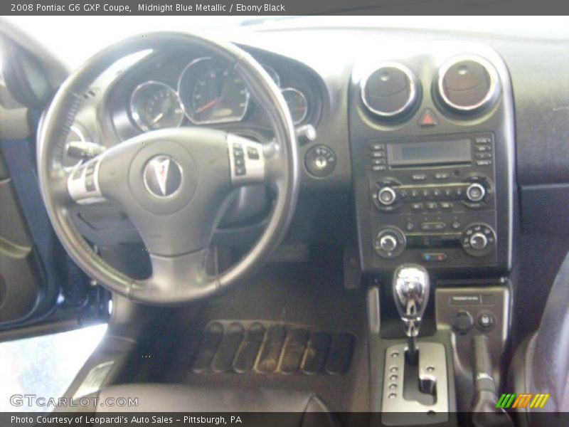 Midnight Blue Metallic / Ebony Black 2008 Pontiac G6 GXP Coupe