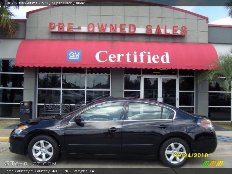 Super Black / Blond 2007 Nissan Altima 2.5 SL