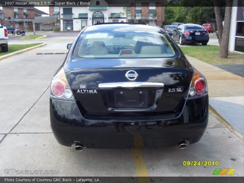 Super Black / Blond 2007 Nissan Altima 2.5 SL
