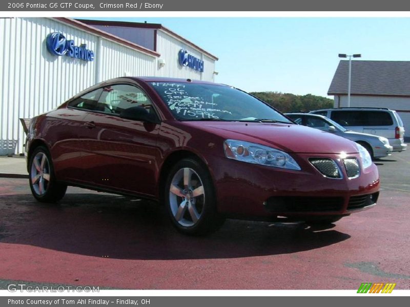 Crimson Red / Ebony 2006 Pontiac G6 GTP Coupe