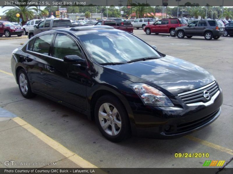 Super Black / Blond 2007 Nissan Altima 2.5 SL
