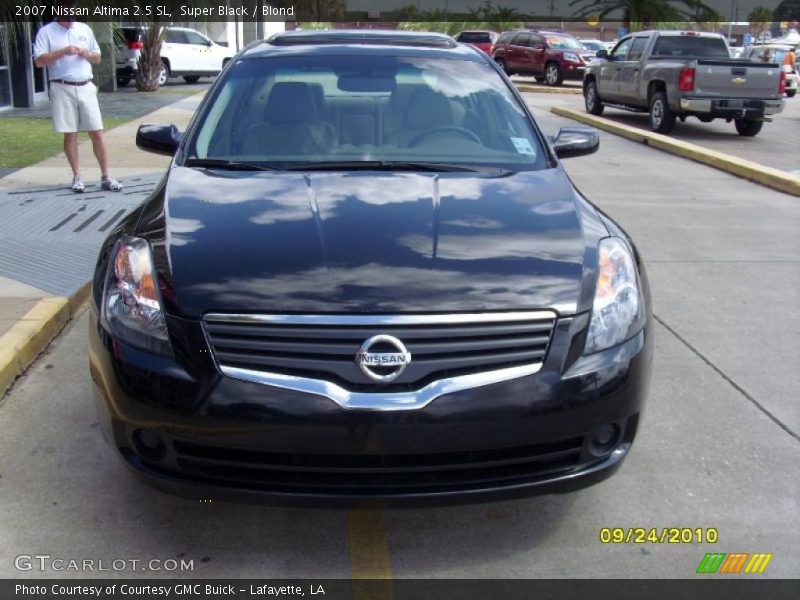 Super Black / Blond 2007 Nissan Altima 2.5 SL