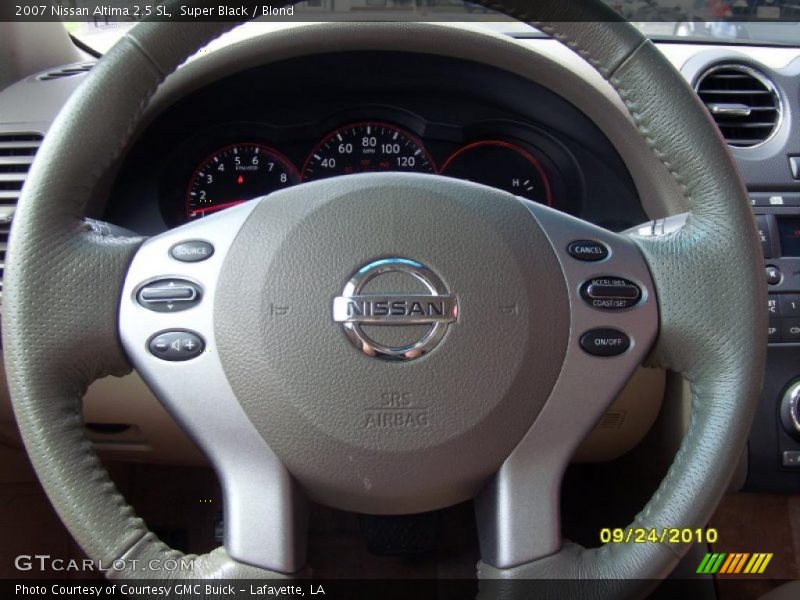 Super Black / Blond 2007 Nissan Altima 2.5 SL