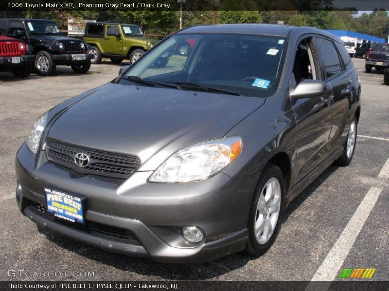 Phantom Gray Pearl / Dark Gray 2006 Toyota Matrix XR