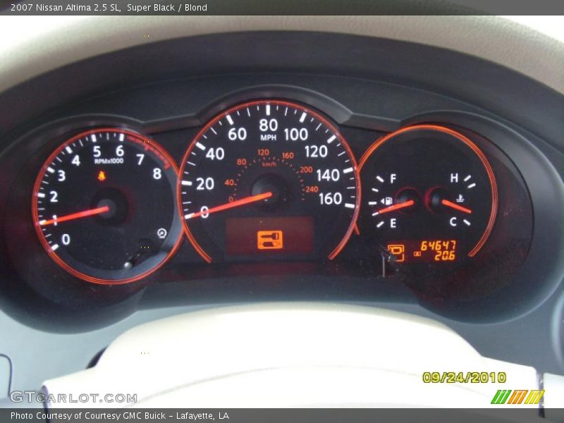 Super Black / Blond 2007 Nissan Altima 2.5 SL