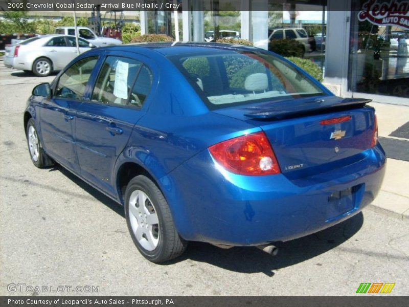 Arrival Blue Metallic / Gray 2005 Chevrolet Cobalt Sedan