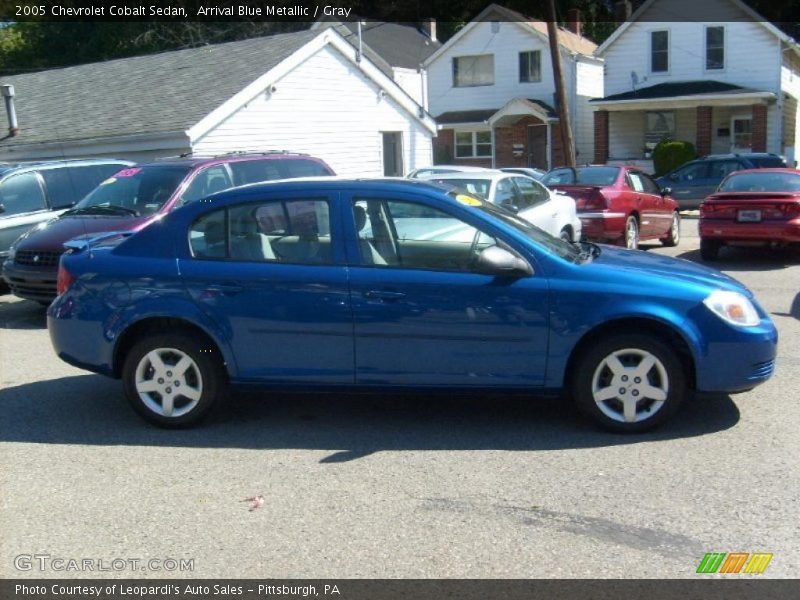 Arrival Blue Metallic / Gray 2005 Chevrolet Cobalt Sedan