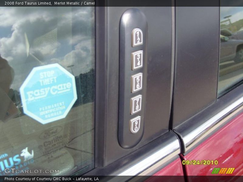 Merlot Metallic / Camel 2008 Ford Taurus Limited