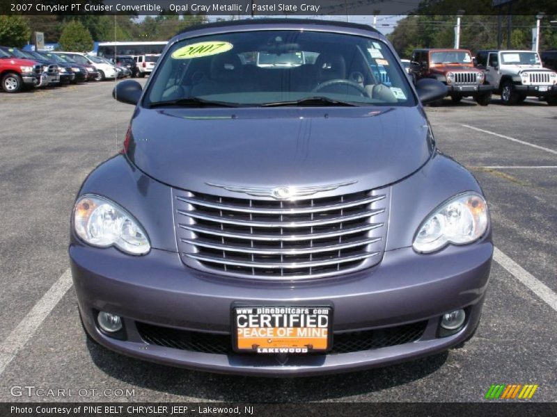 Opal Gray Metallic / Pastel Slate Gray 2007 Chrysler PT Cruiser Convertible