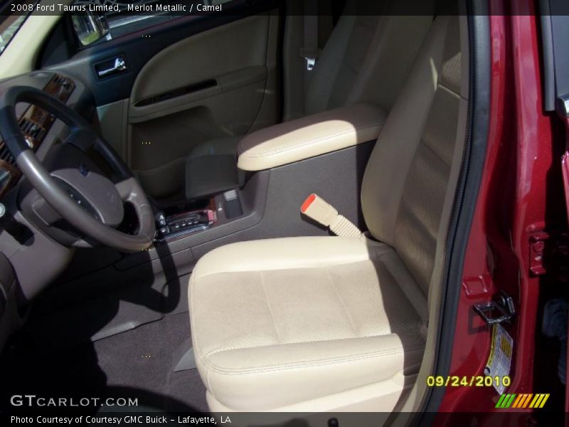 Merlot Metallic / Camel 2008 Ford Taurus Limited