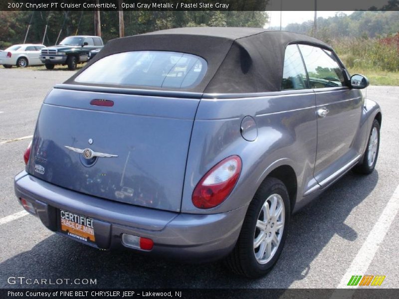 Opal Gray Metallic / Pastel Slate Gray 2007 Chrysler PT Cruiser Convertible