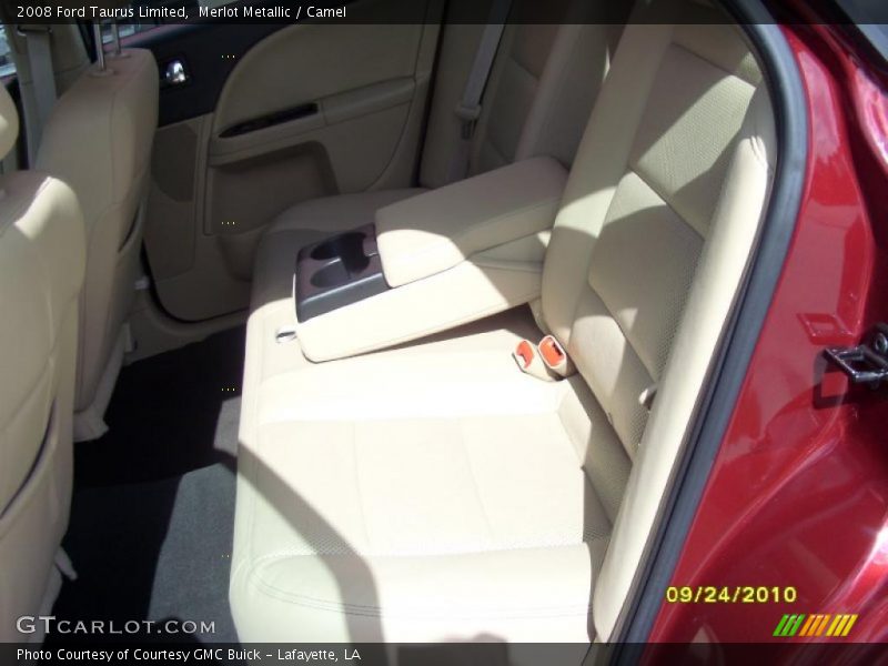 Merlot Metallic / Camel 2008 Ford Taurus Limited