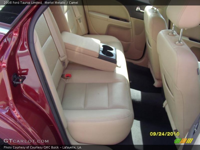 Merlot Metallic / Camel 2008 Ford Taurus Limited
