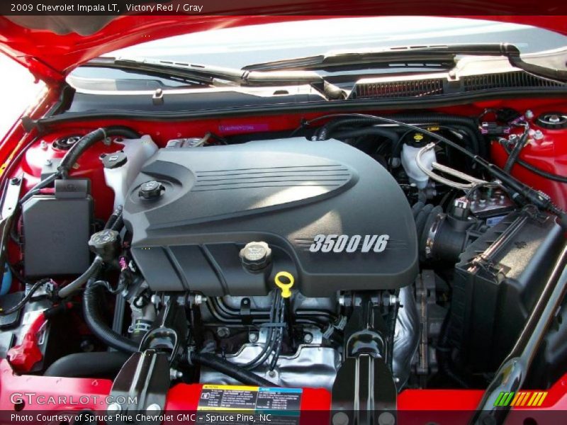 Victory Red / Gray 2009 Chevrolet Impala LT