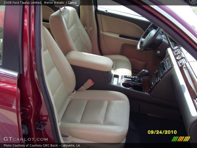 Merlot Metallic / Camel 2008 Ford Taurus Limited