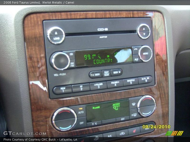 Merlot Metallic / Camel 2008 Ford Taurus Limited