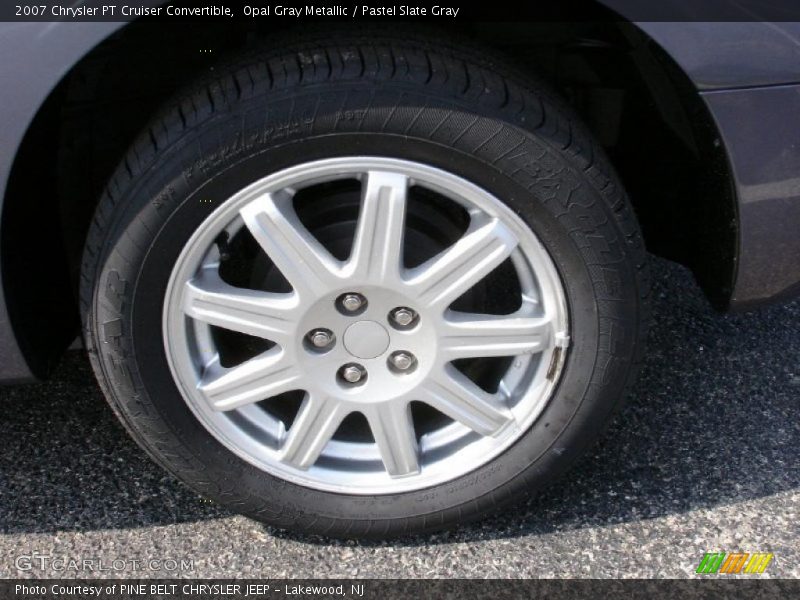 Opal Gray Metallic / Pastel Slate Gray 2007 Chrysler PT Cruiser Convertible