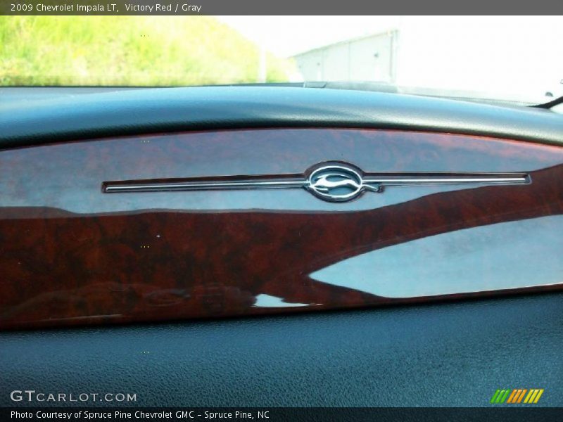 Victory Red / Gray 2009 Chevrolet Impala LT