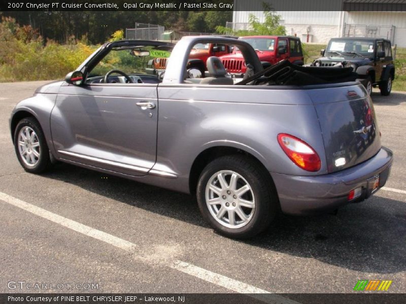 Opal Gray Metallic / Pastel Slate Gray 2007 Chrysler PT Cruiser Convertible