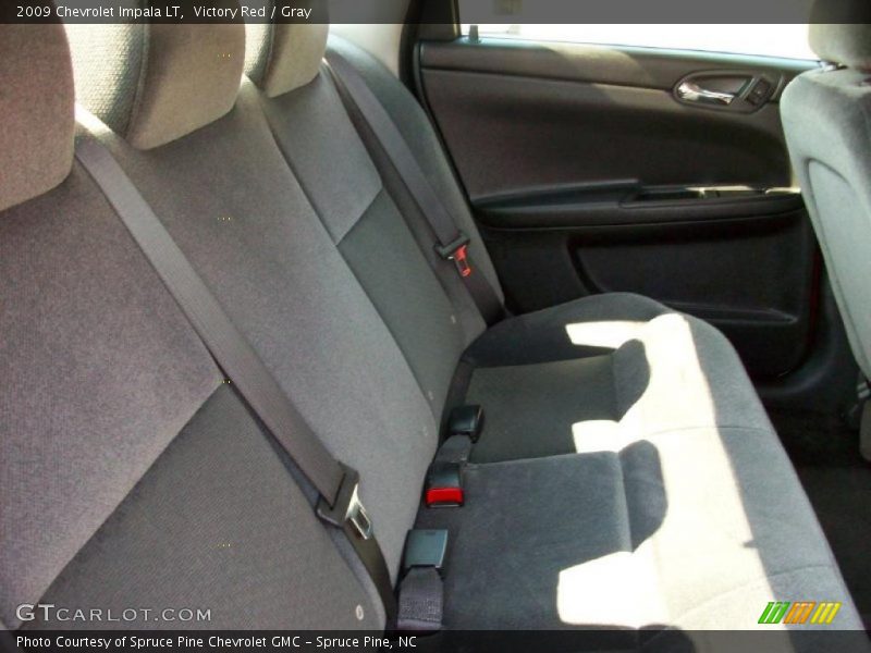Victory Red / Gray 2009 Chevrolet Impala LT