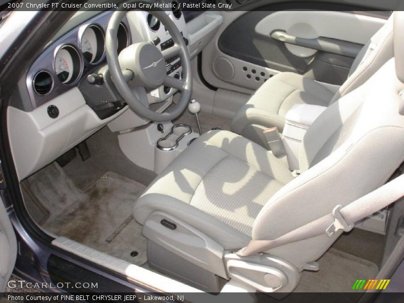 Opal Gray Metallic / Pastel Slate Gray 2007 Chrysler PT Cruiser Convertible