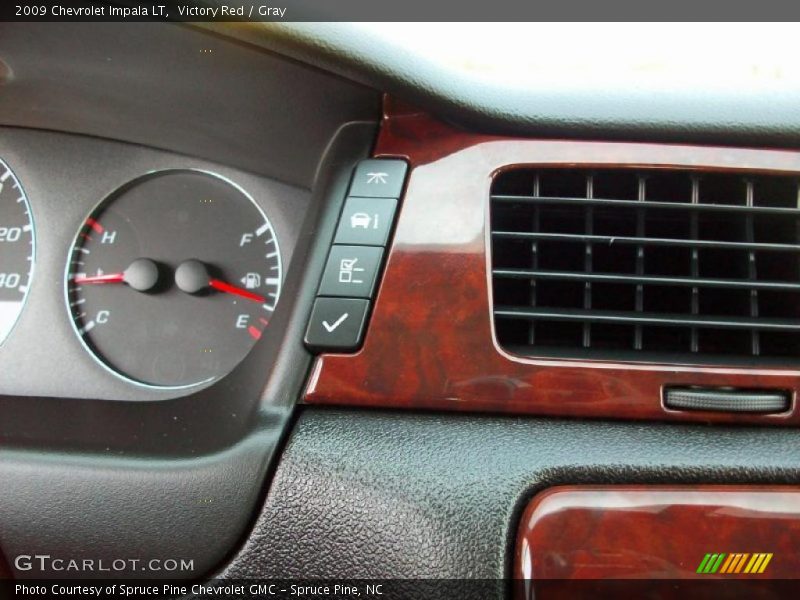 Victory Red / Gray 2009 Chevrolet Impala LT