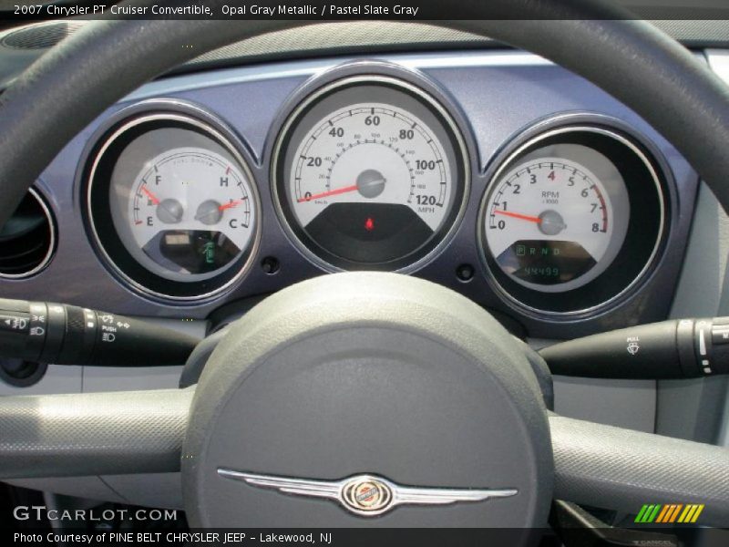 Opal Gray Metallic / Pastel Slate Gray 2007 Chrysler PT Cruiser Convertible