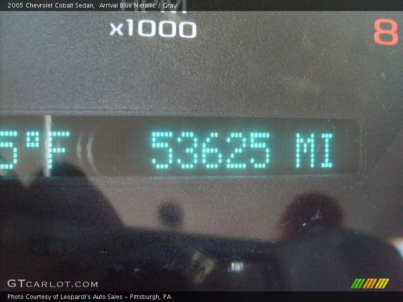 Arrival Blue Metallic / Gray 2005 Chevrolet Cobalt Sedan