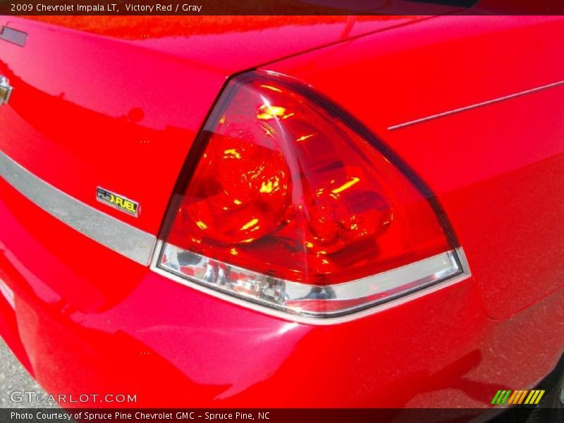 Victory Red / Gray 2009 Chevrolet Impala LT