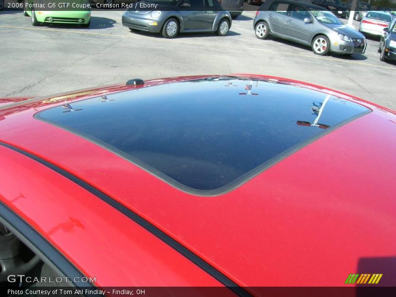 Crimson Red / Ebony 2006 Pontiac G6 GTP Coupe