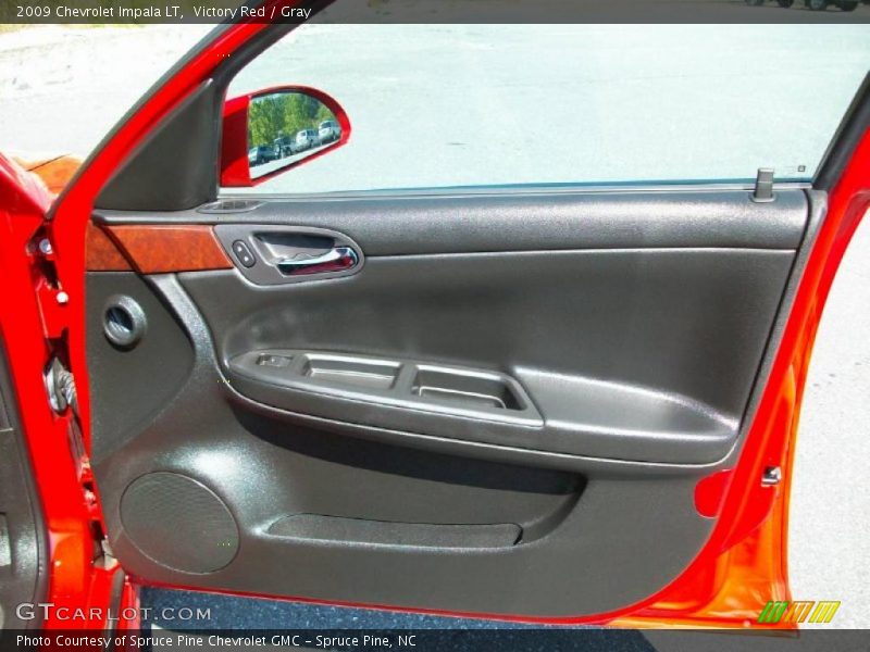 Victory Red / Gray 2009 Chevrolet Impala LT