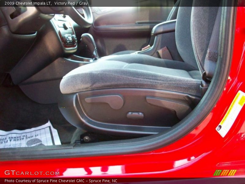 Victory Red / Gray 2009 Chevrolet Impala LT