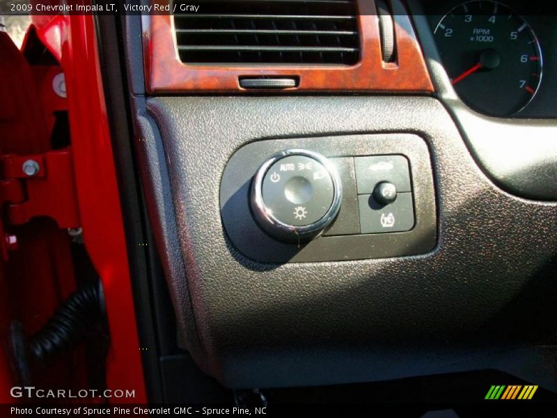Victory Red / Gray 2009 Chevrolet Impala LT