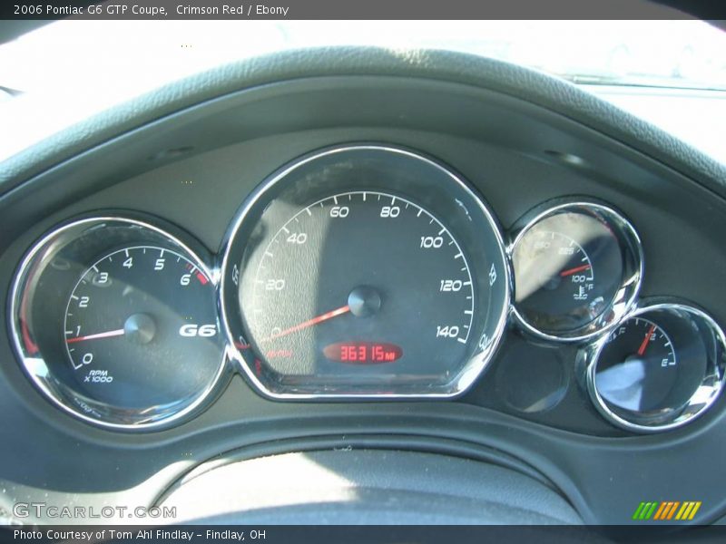 Crimson Red / Ebony 2006 Pontiac G6 GTP Coupe