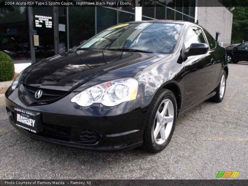 Nighthawk Black Pearl / Ebony 2004 Acura RSX Type S Sports Coupe