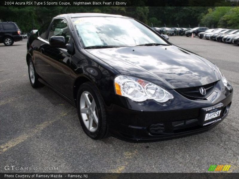 Nighthawk Black Pearl / Ebony 2004 Acura RSX Type S Sports Coupe