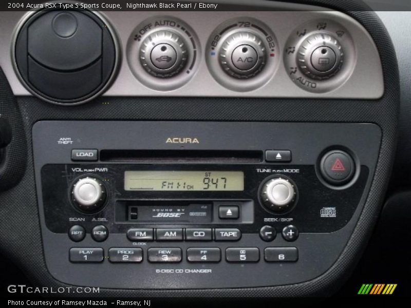 Nighthawk Black Pearl / Ebony 2004 Acura RSX Type S Sports Coupe