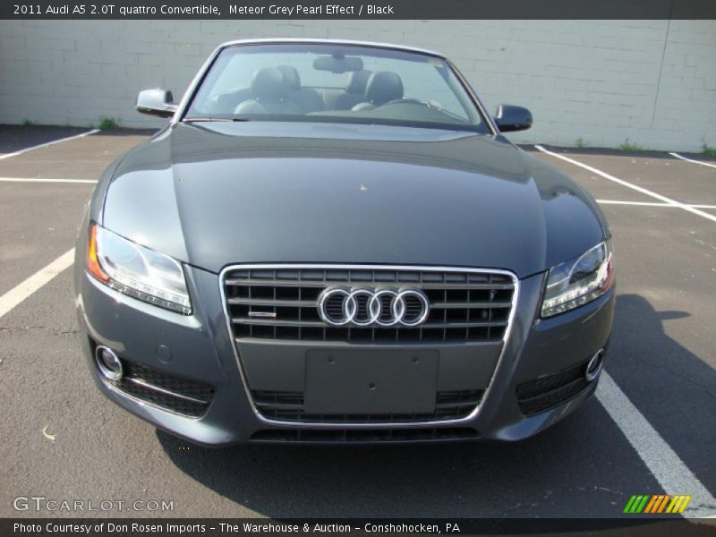 Meteor Grey Pearl Effect / Black 2011 Audi A5 2.0T quattro Convertible