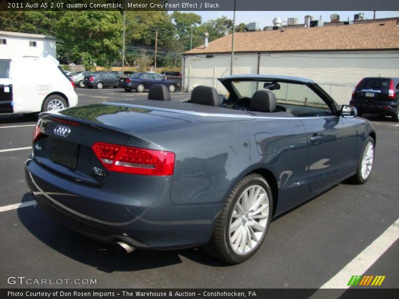Meteor Grey Pearl Effect / Black 2011 Audi A5 2.0T quattro Convertible