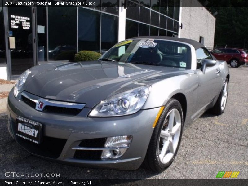 Silver Graphite / Black 2007 Saturn Sky Roadster