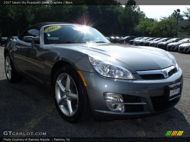 Silver Graphite / Black 2007 Saturn Sky Roadster