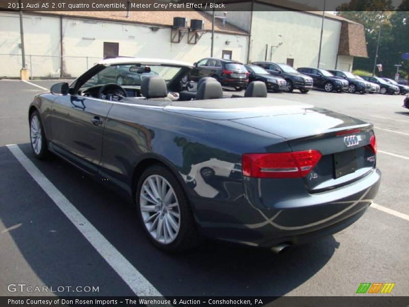 Meteor Grey Pearl Effect / Black 2011 Audi A5 2.0T quattro Convertible