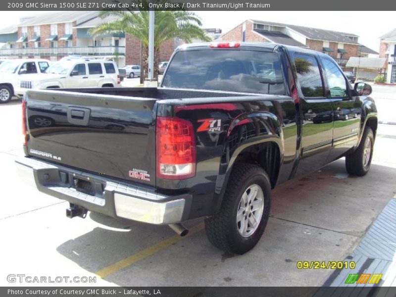 Onyx Black / Dark Titanium/Light Titanium 2009 GMC Sierra 1500 SLE Z71 Crew Cab 4x4