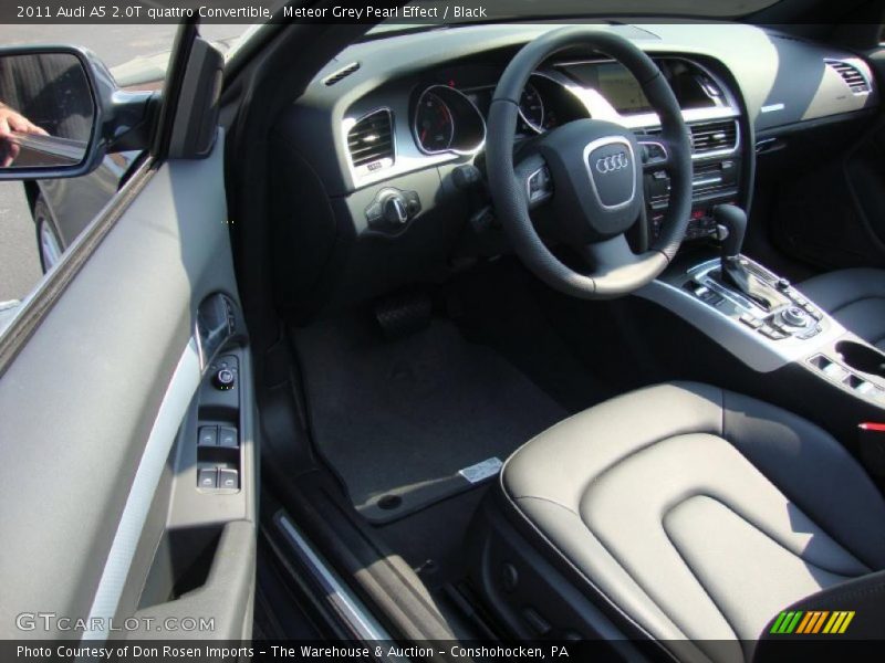 Meteor Grey Pearl Effect / Black 2011 Audi A5 2.0T quattro Convertible