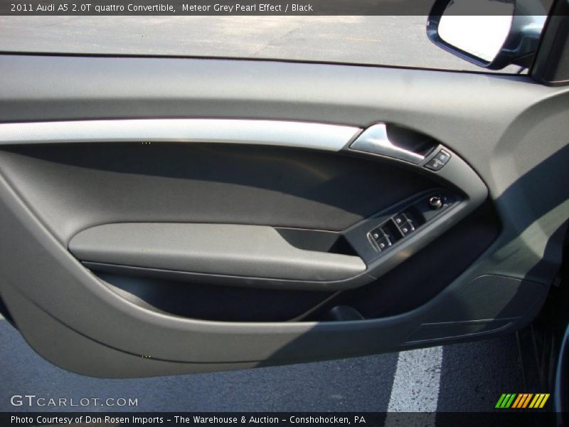 Meteor Grey Pearl Effect / Black 2011 Audi A5 2.0T quattro Convertible