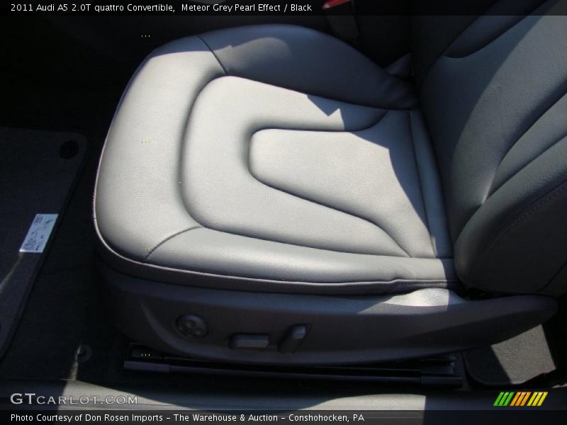 Meteor Grey Pearl Effect / Black 2011 Audi A5 2.0T quattro Convertible