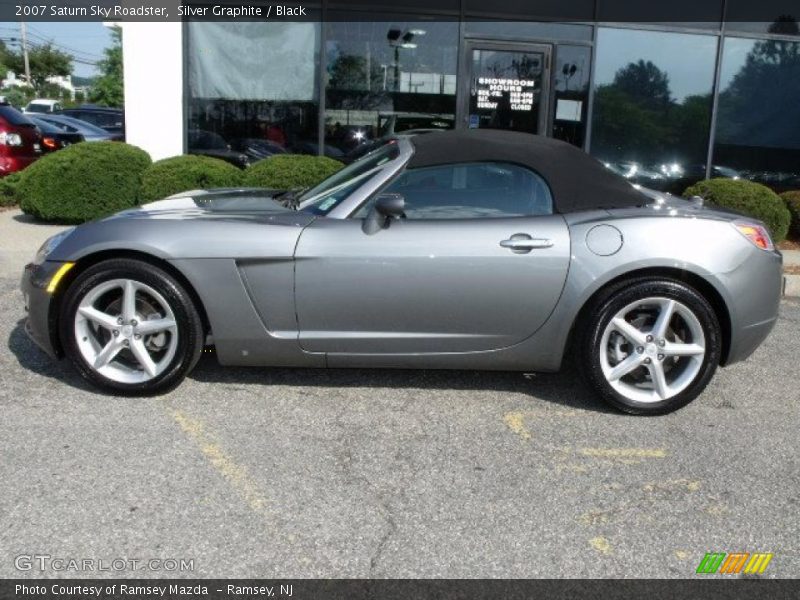 Silver Graphite / Black 2007 Saturn Sky Roadster