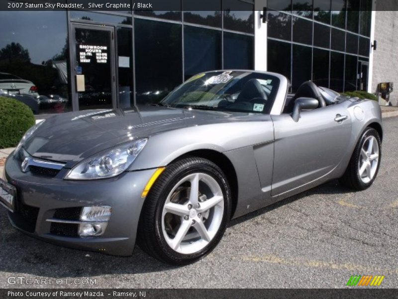 Silver Graphite / Black 2007 Saturn Sky Roadster