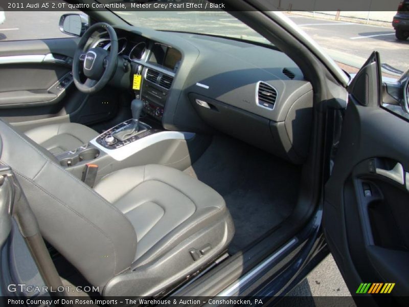 Meteor Grey Pearl Effect / Black 2011 Audi A5 2.0T quattro Convertible
